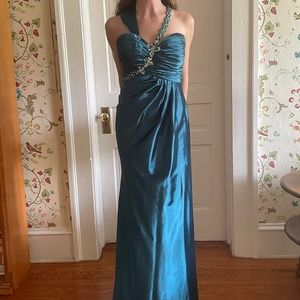 Milano Dark Teal Formal Dress